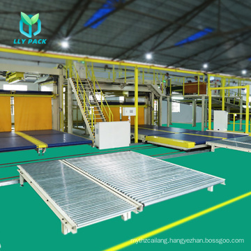 Corrugated Sheet Cardboard Conveyor Automatic Stacker